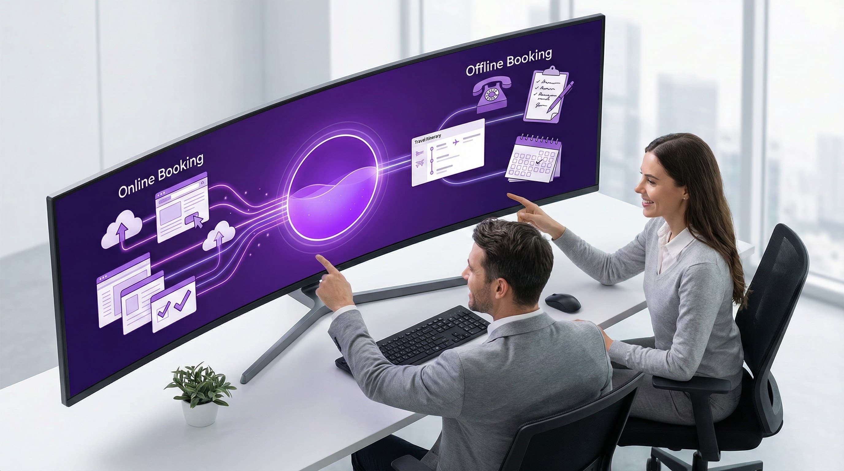 Online ve Offline Rezervasyonları Tek Ekranda Yönetme Kolaylığı: Hibrit Seyahat Yönetimi