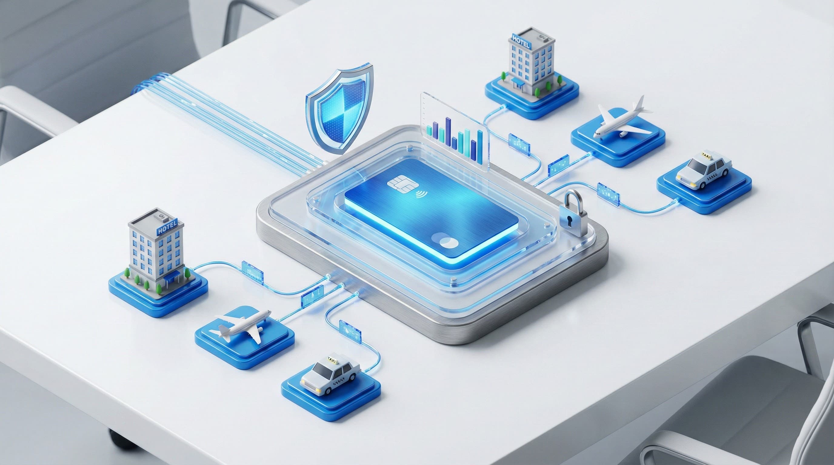 Şirket Kredi Kartı ile Seyahat Harcamaları Entegrasyonu: Güvenli ve Merkezi Ödeme